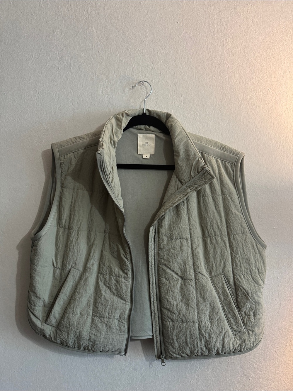 Light Green Puffer Vest